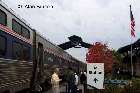 My Viewliner sleeper, with the Amtrak Jacksonville station as a backdrop