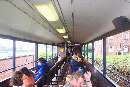 Interior of our open-air coach