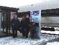 The Sunday group at Port Jervis station; Alan Burden photo