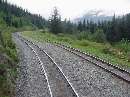 Siding at site of Glacier Station.