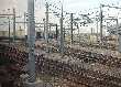 Southampton Yard is a sea of tracks, wires, and catenary towers