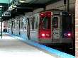CTA Purple Line train at Linden Street in Wilmette