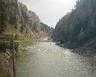 Zephyr hugging the bank of the Colorado River