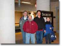 Group shot at Secaucus Junction station