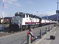 The Rocky Mountaineer in Jasper