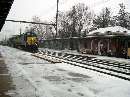 CSX freight passing thru West Trenton station