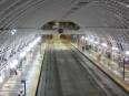 Vaulted ceiling of Downtown Seattle Transit Tunnel is reminiscent of Washington, DC Metro stations.